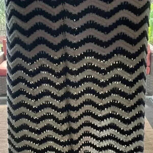 Side Split Hem Crochet Skirt